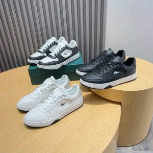 lacoste white leather sneakers