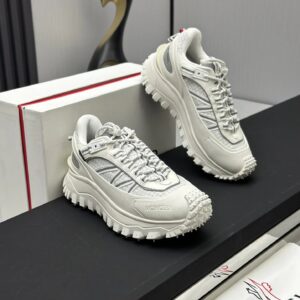 moncler trailgrip gtx white sneakers grey stripes