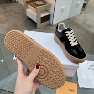 maison margiela mm6 thick bottom sneakers black