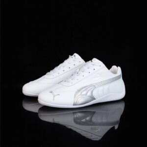 puma roma m motorsport sneakers white silver