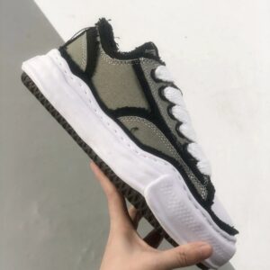 maison mihara yasuhiro mmy shell sneakers gray