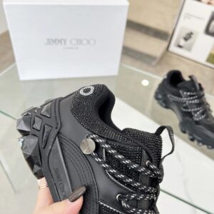 jimmy choo diamond x ii m sneakers black