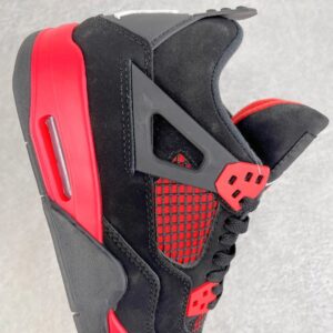 nike air jordan 4 retro black red