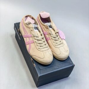 asics onitsuka tiger sneakers beige pink