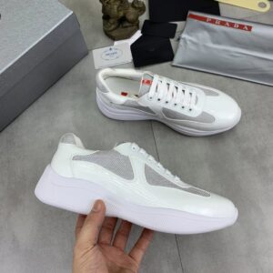 prada casual sneakers white