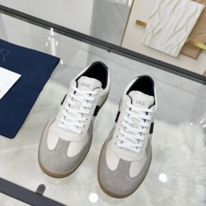 dior b01 white leather sneakers black