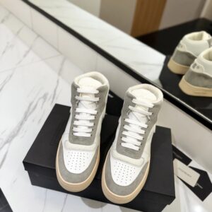 saint laurent sl61 sneakers white grey