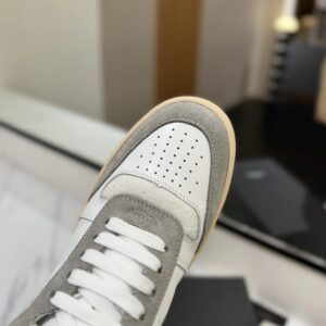 saint laurent sl61 sneakers white grey