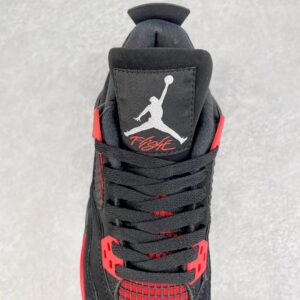 nike air jordan 4 retro black red