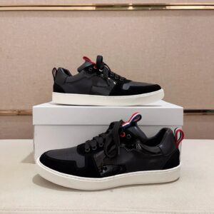 moncler lunarove black sneakers white sole