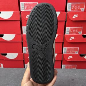 puma bread sneakers black white