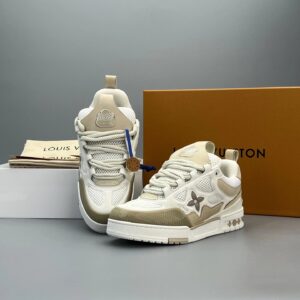 louis vuitton skate sneakers white beige