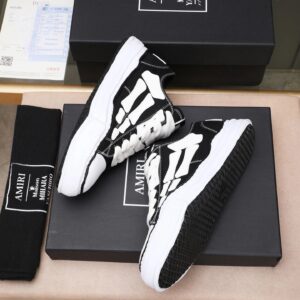 maison mihara yasuhiro mmy black sneakers white bone