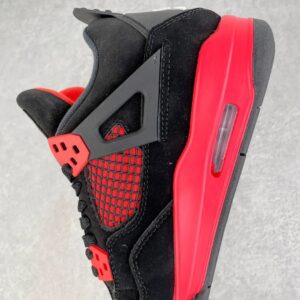 nike air jordan 4 retro black red