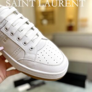 saint laurent sl61 sneakers white
