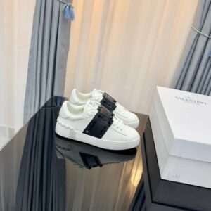 valentino 2022ss sneakers white studded