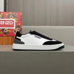 kenzo classic sneakers white black