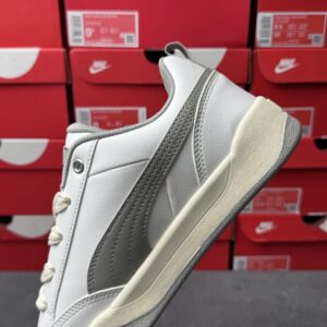 puma bread sneakers white grey