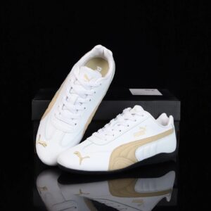 puma roma m motorsport sneakers white gold