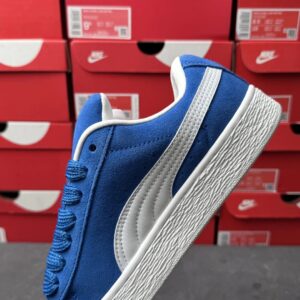 puma bread sneakers blue white