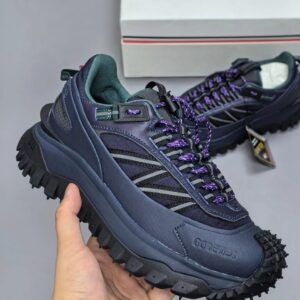 moncler trailgrip gtx rubber sneakers navy blue
