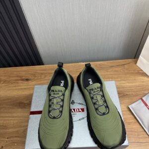 prada re nylon sneakers green