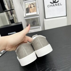 chanel vintage sneakers gray