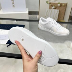 dior b01 leather sneakers white