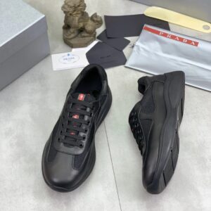 prada casual sneaker black