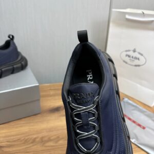 prada re nylon sneakers blue