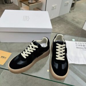 maison margiela mm6 thick bottom sneakers black