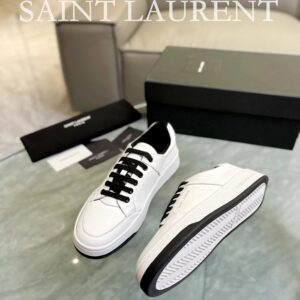 saint laurent sl61 sneakers white