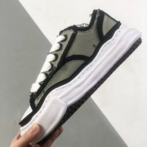 maison mihara yasuhiro mmy shell sneakers gray