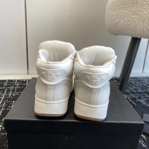 ysl white sl80 high top sneakers