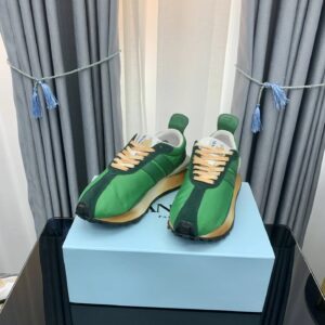 lanvin retro sneakers green