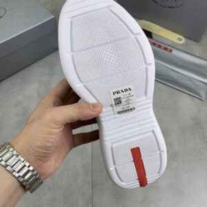 prada casual sneakers black grey