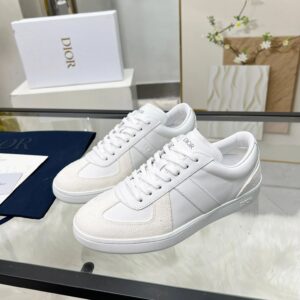 dior b01 leather sneakers white