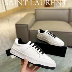 saint laurent sl61 sneakers white