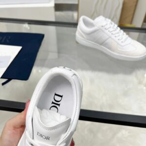 dior b01 leather sneakers white