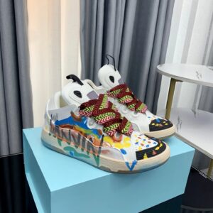 lanvin casual sneakers white/graffiti