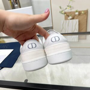 dior b01 leather sneakers white