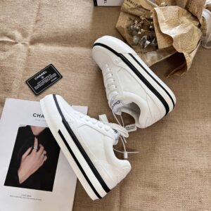 chanel panda sneakers 2024 white