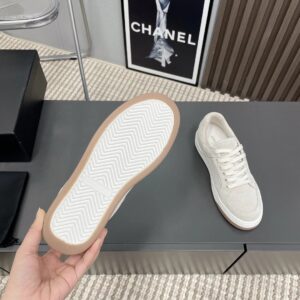 saint laurent sl61 low sneakers beige