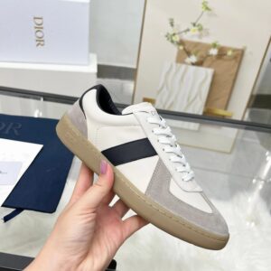 dior b01 white leather sneakers black