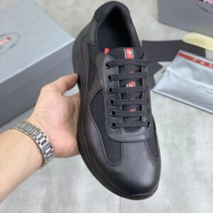 prada casual sneaker black
