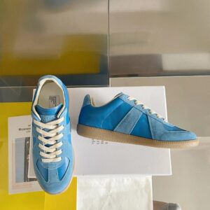 maison margiela mm6 blue german trainers