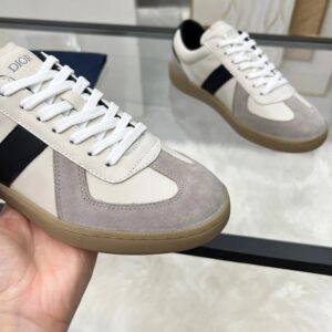 dior b01 white leather sneakers black