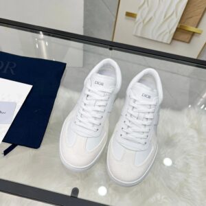 dior b01 leather sneakers white