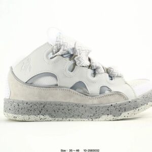 lanvin curb leather sneakers multicolor