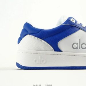 alo yoga runner sneakers blue white